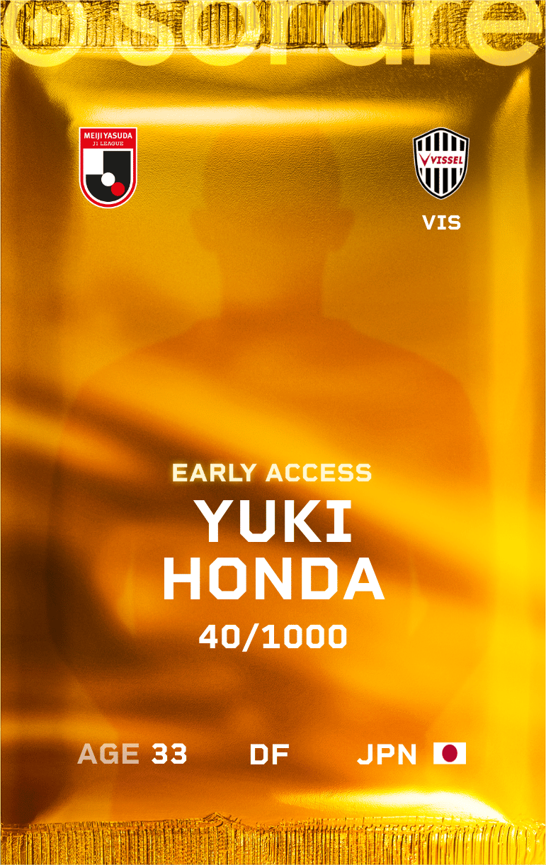 Yuki Honda 2025-26 • Limited 40/1000