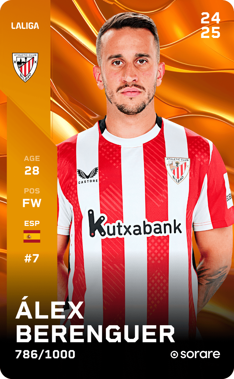 Álex Berenguer 2024-25 • Limited 786/1000