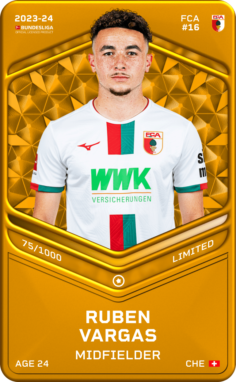 Ruben Vargas 2023-24 • Limited 75/1000