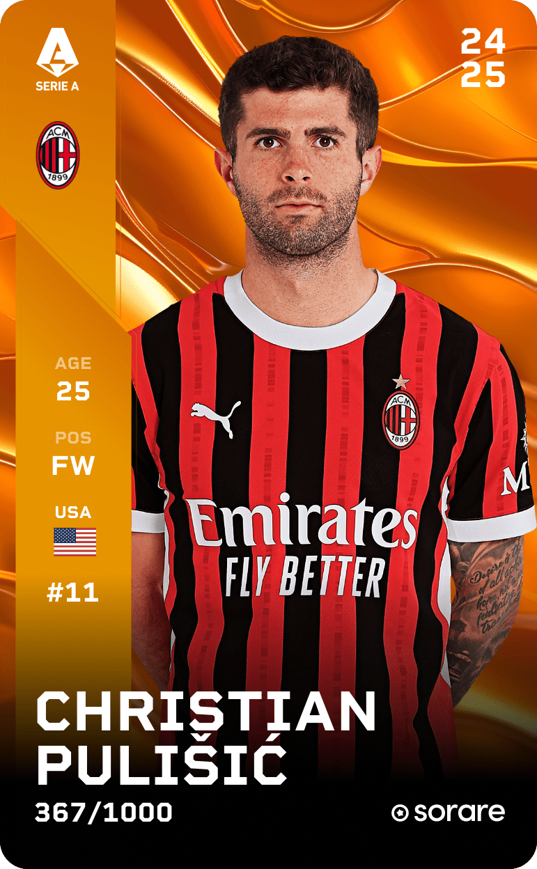 Christian Pulišić 2024-25 • Limited 367/1000
