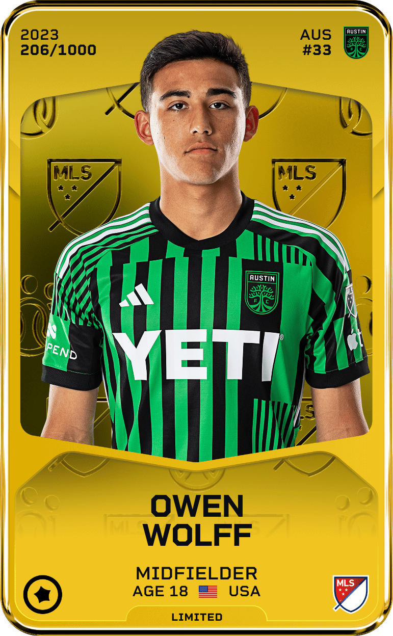 Owen Wolff 2023-24 • Limited 206/1000