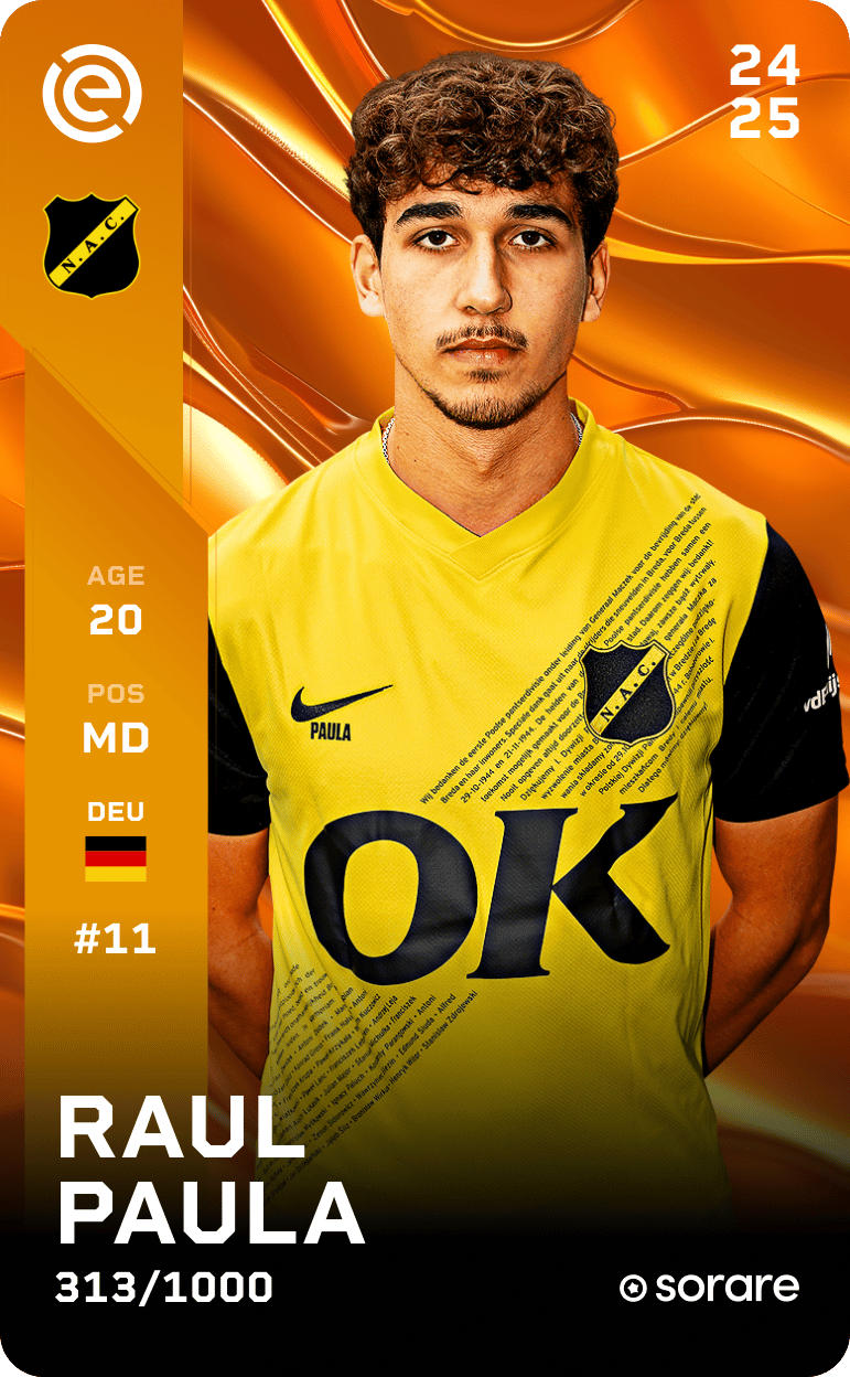 Raul Paula 2024-25 • Limited 313/1000