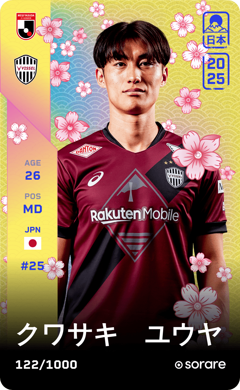 Yuya Kuwasaki 2025-26 • Limited 122/1000
