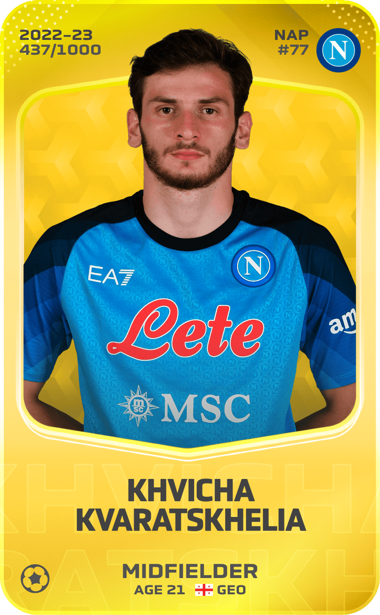Khvicha Kvaratskhelia 2022-23 • Limited 437/1000