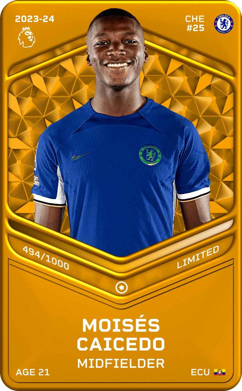 Moisés Caicedo 2023-24 • Limited 494/1000