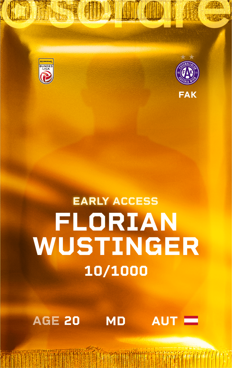 Florian Wustinger 2024-25 • Limited 10/1000
