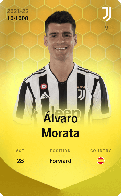 Álvaro Morata 2021-22 • Limited 10/1000