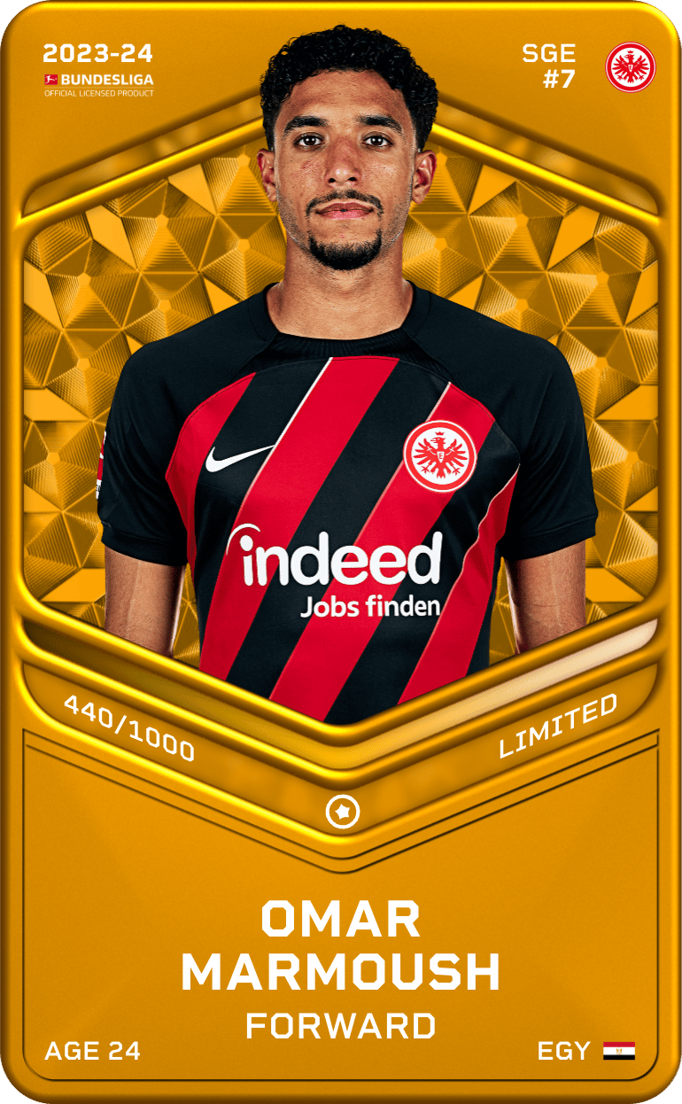 Omar Marmoush 2023-24 • Limited 440/1000