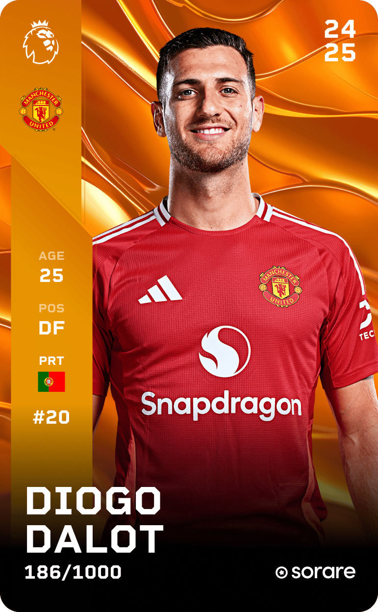 Diogo Dalot 2024-25 • Limited 186/1000