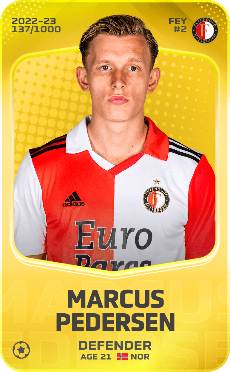 Marcus Pedersen 2022-23 • Limited 137/1000