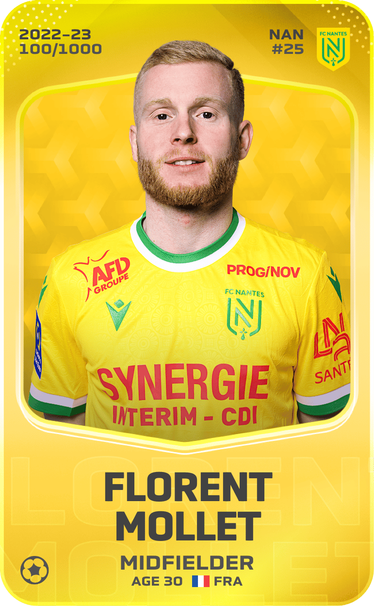 Florent Mollet 2022-23 • Limited 100/1000