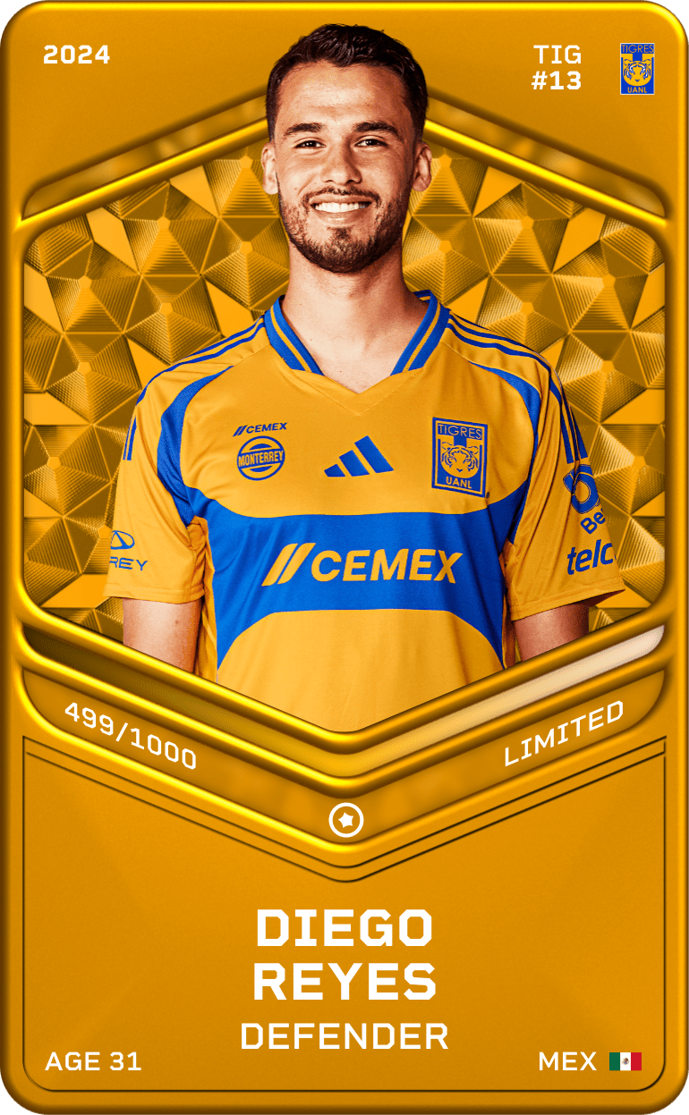 Diego Reyes 2024-25 • Limited 499/1000
