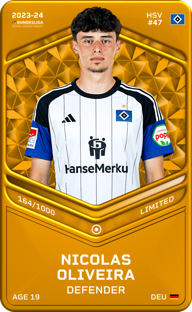 Nicolas Oliveira 2023-24 • Limited 164/1000
