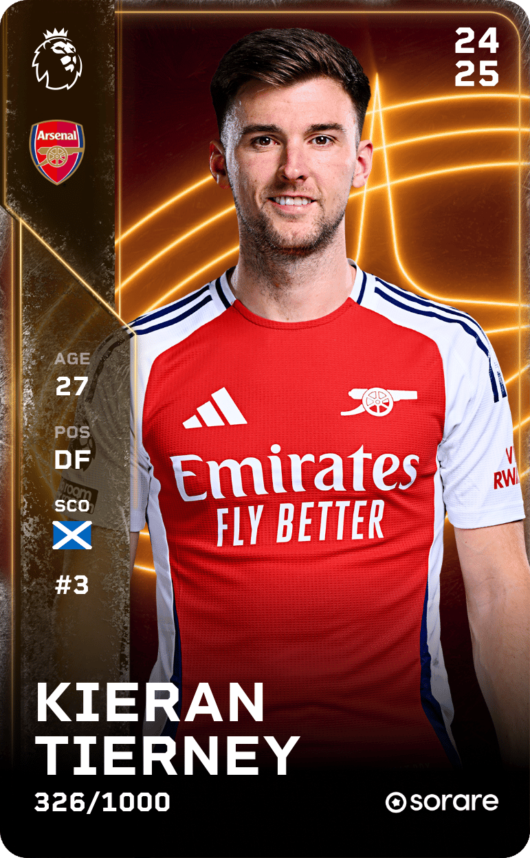 Kieran Tierney 2024-25 • Limited 326/1000