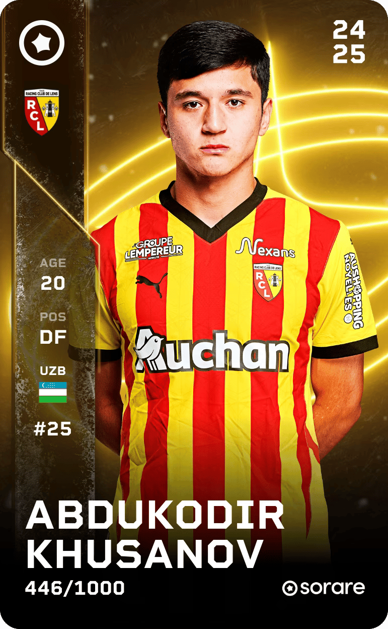 Abdukodir Khusanov 2024-25 • Limited 446/1000