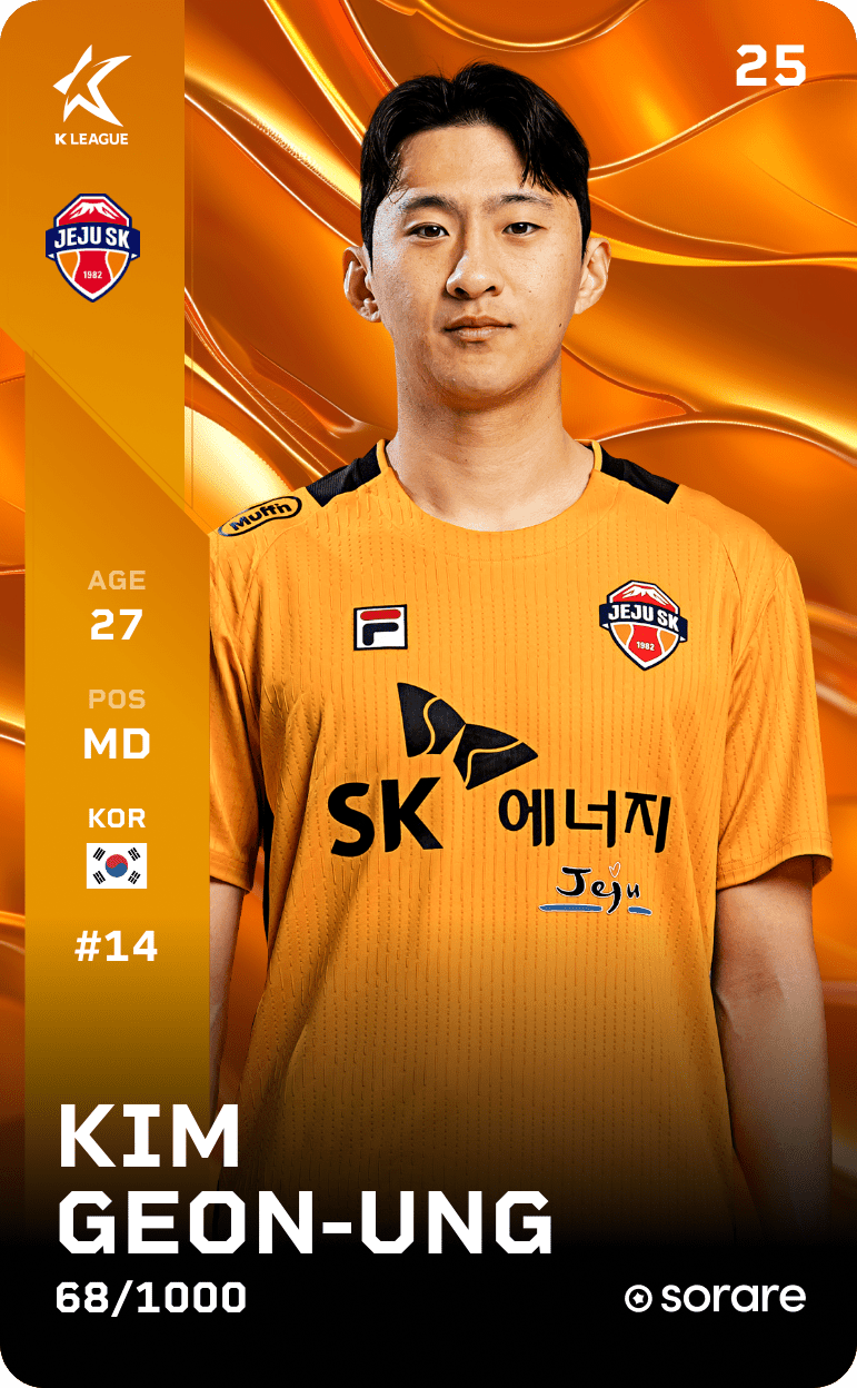 Kim Geon-Woong 2025-26 • Limited 68/1000