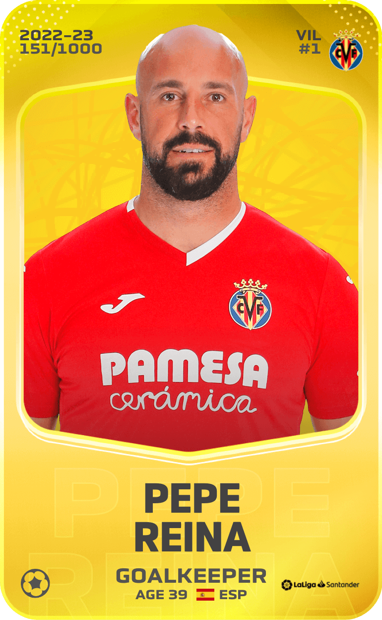 Pepe Reina 2022-23 • Limited 151/1000