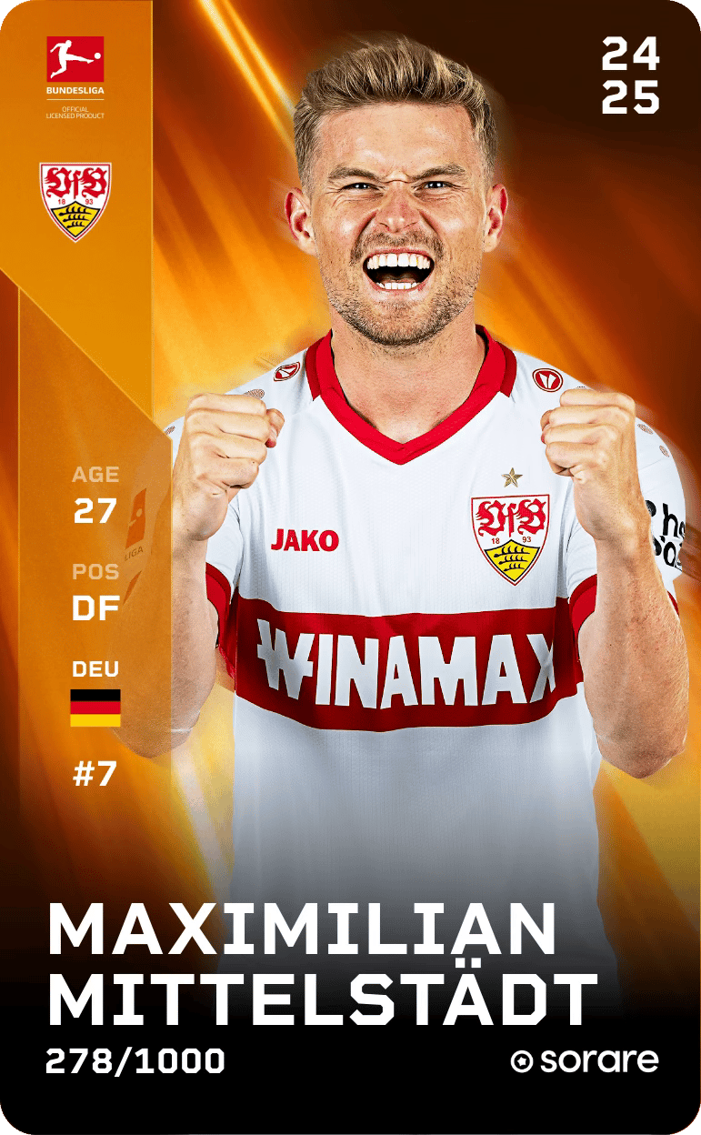 Maximilian Mittelstädt 2024-25 • Limited 278/1000