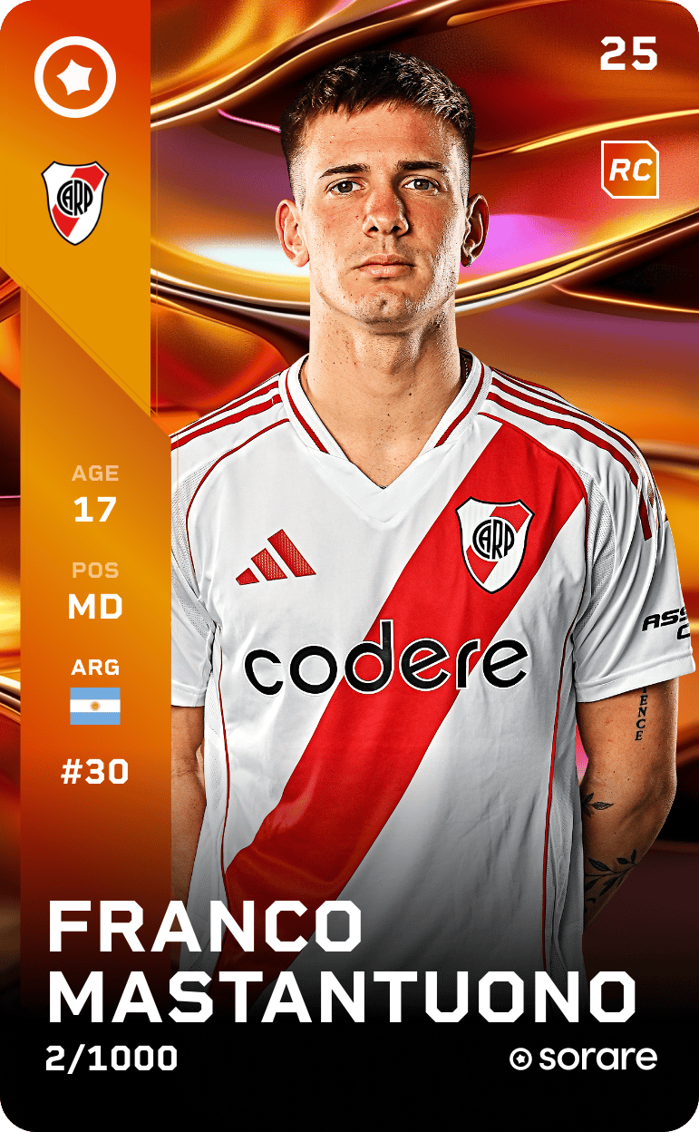 Franco Mastantuono 2025-26 • Limited 2/1000