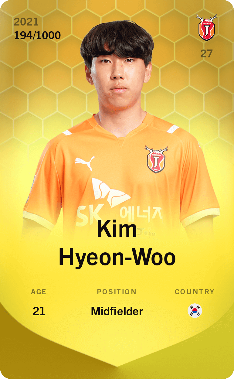 Kim Hyeon-Woo 2021-22 • Limited 194/1000