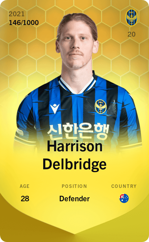 Harrison Delbridge 2021-22 • Limited 146/1000