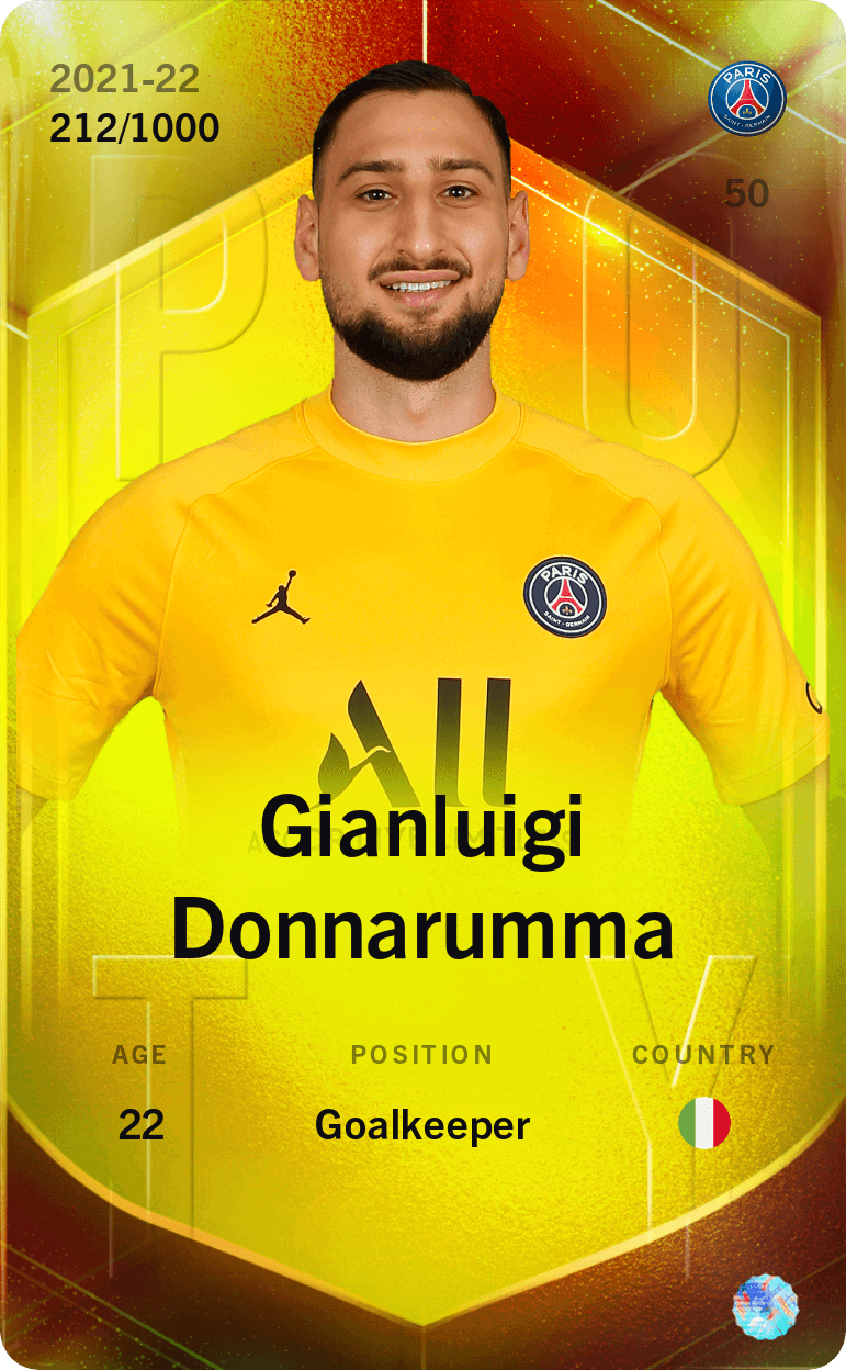 Gianluigi Donnarumma 2021-22 • Limited 212/1000