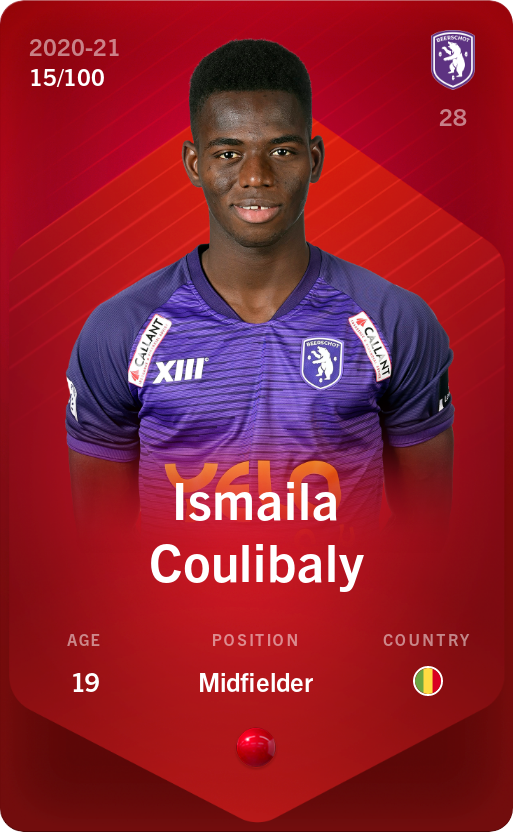 Sorare - Sorare Official - Ismaila Coulibaly 2020-21 • Rare 15/100 - NFT # 14136539584477470142516687354679849948352856697926705345050226683592999963956