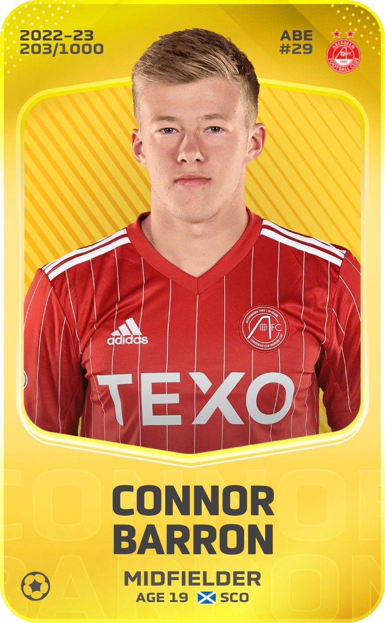 Connor Barron 2022-23 • Limited 203/1000
