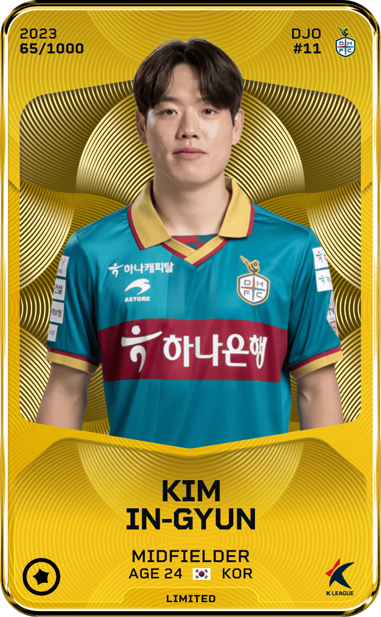 Kim In-Gyun 2023-24 • Limited 65/1000
