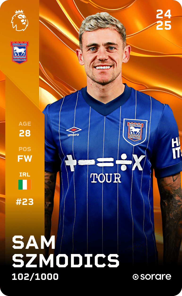 Samuel Szmodics 2024-25 • Limited 102/1000