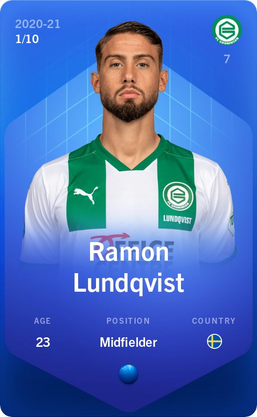 Sorare - Sorare Official - Ramon Lundqvist 2020-21 • Super Rare 1/10 - NFT # 39018573153274493712306089342271032057686055294030644785843632688415967010842