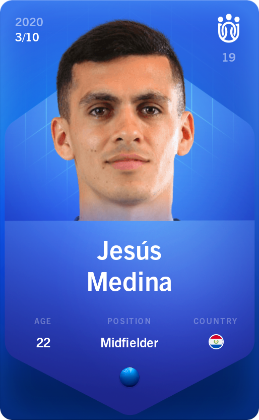 Sorare - Sorare Official - Jesús Medina 2020-21 • Super Rare 3/10 - NFT # 17695842614796035947873787903637316099048894451175594825605319490855900506989