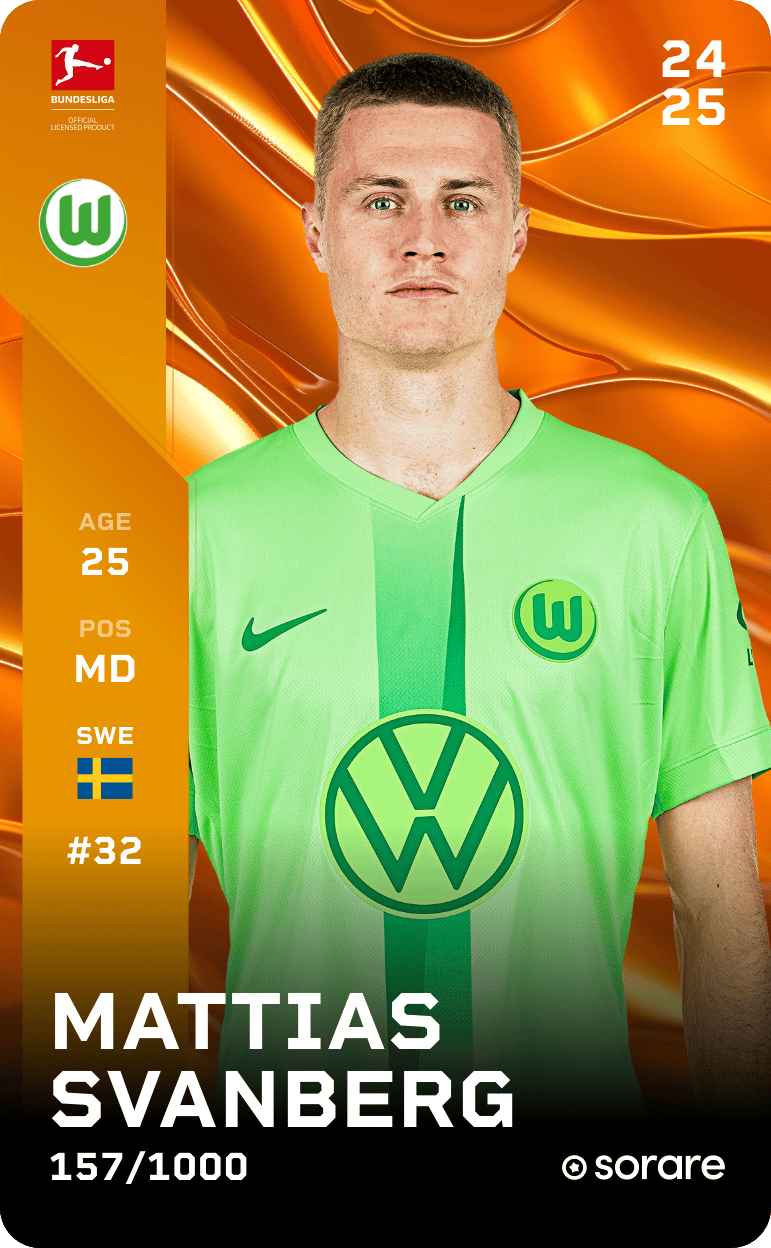 Mattias Svanberg 2024-25 • Limited 157/1000