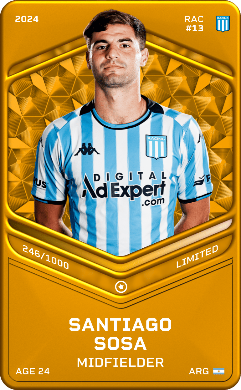 Santiago Sosa 2024-25 • Limited 246/1000