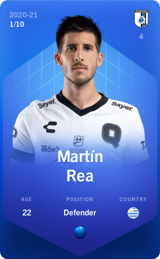 Sorare - Sorare Official - Martín Rea 2020-21 • Super Rare 1/10 - NFT # 78815266307693309324764301346441957354986639176287266877268775374873952626251