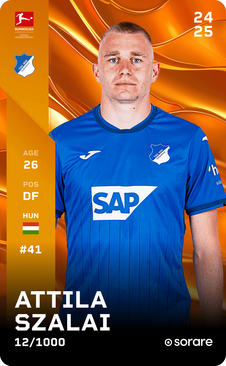 Attila Szalai 2024-25 • Limited 12/1000