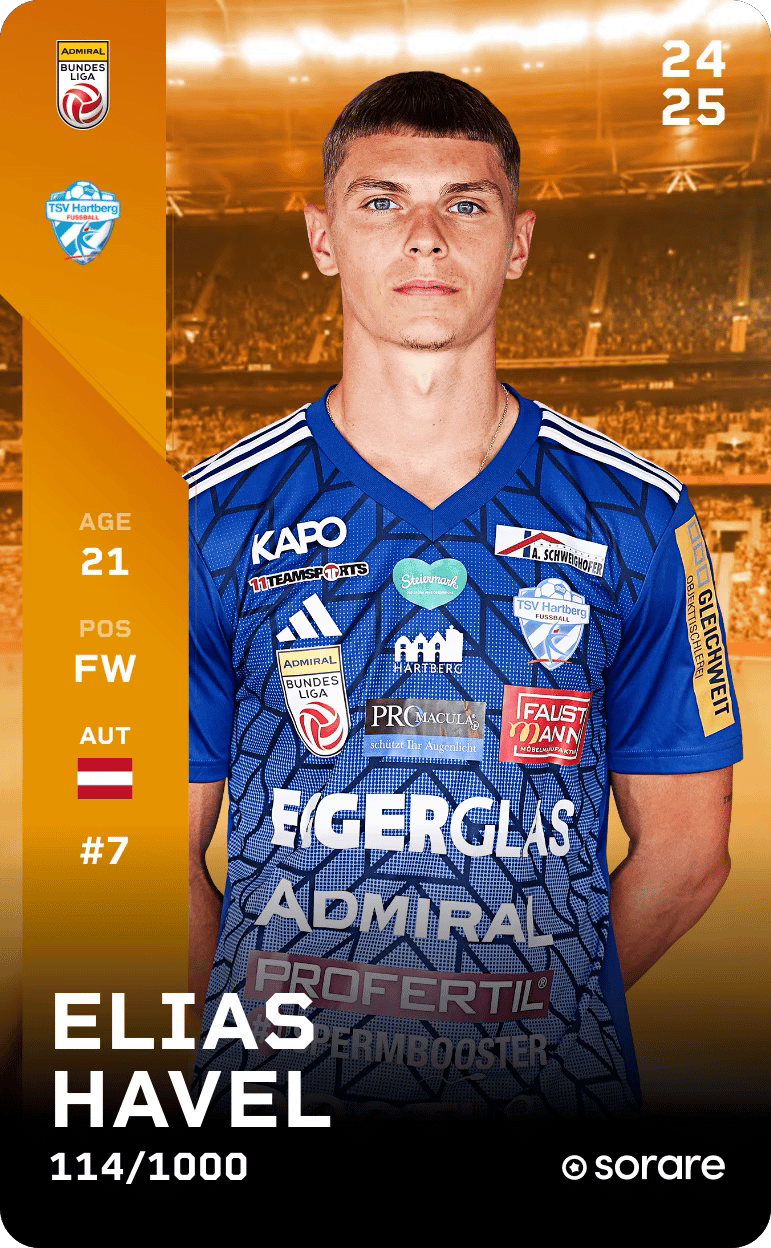 Elias Havel 2024-25 • Limited 114/1000