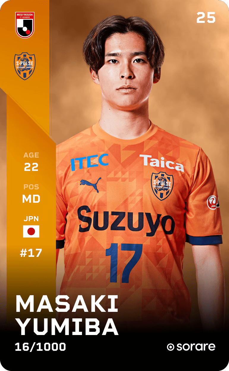 Masaki Yumiba 2025-26 • Limited 16/1000