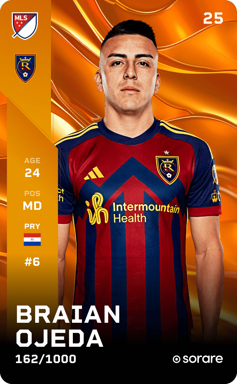 Braian Ojeda 2025-26 • Limited 162/1000