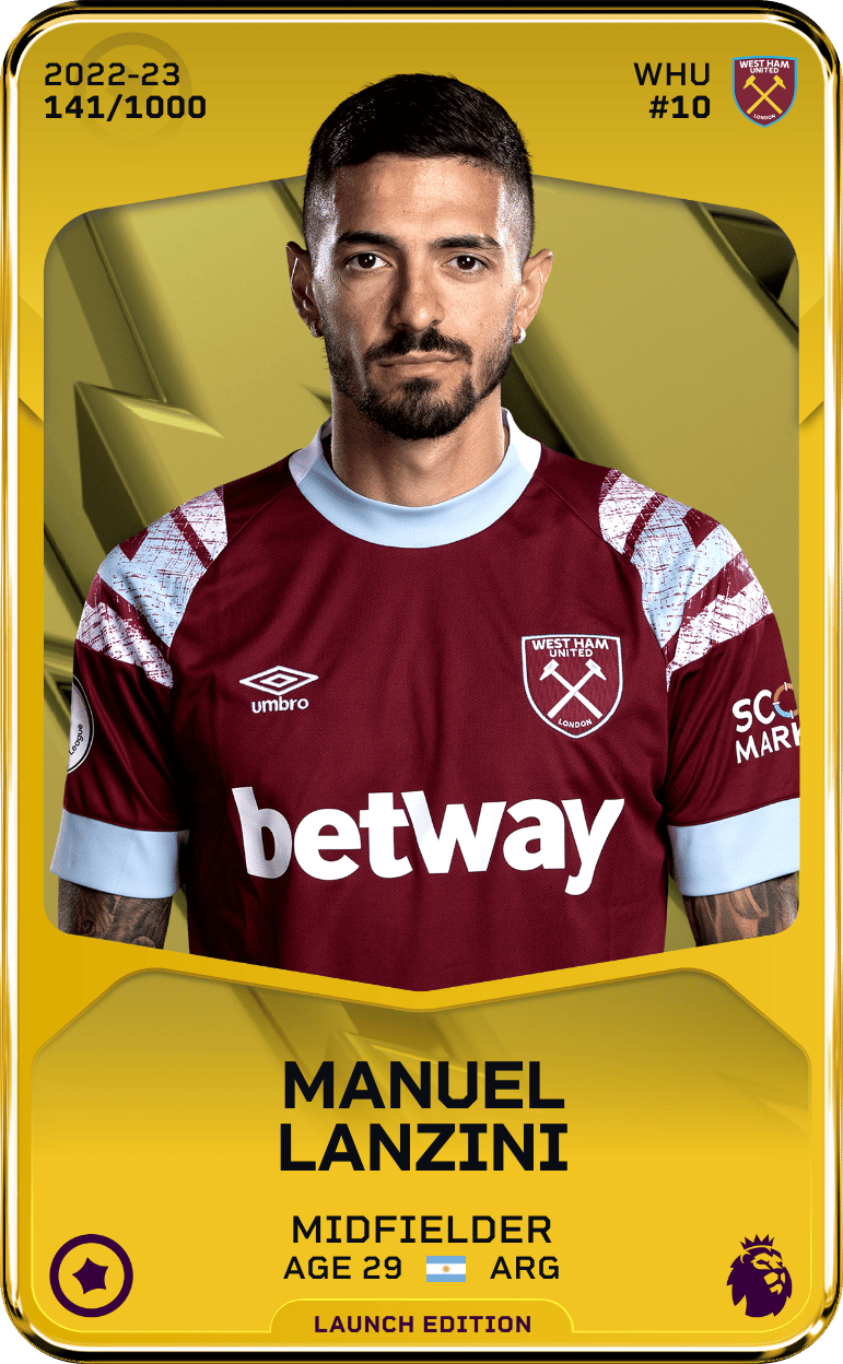 Manuel Lanzini 2022-23 • Limited 141/1000