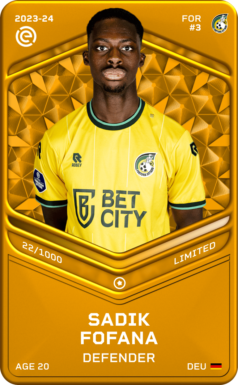 Sadik Fofana 2023-24 • Limited 22/1000