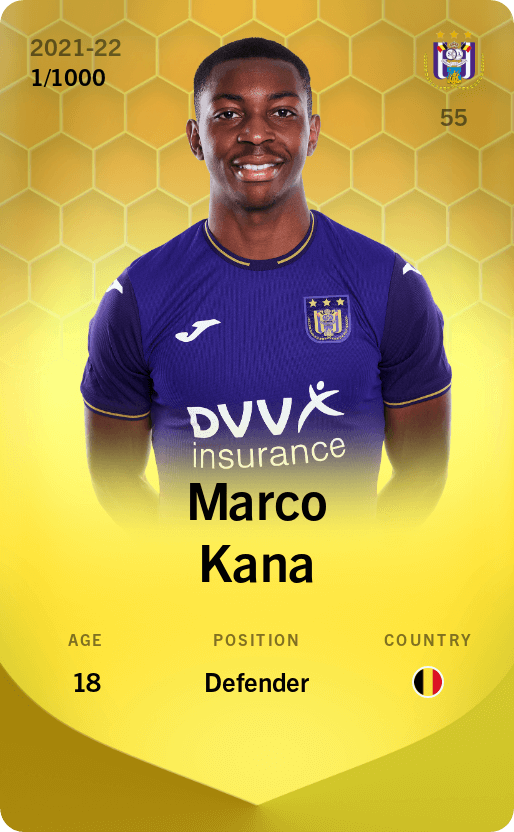 Marco Kana 2021-22 • Limited 1/1000
