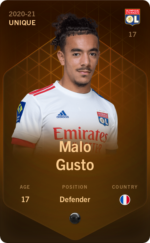 Sorare - Sorare Official - Malo Gusto 2020-21 • Unique - NFT # 50279129268693827896932248368146934456139041556796369290644103840349651509612