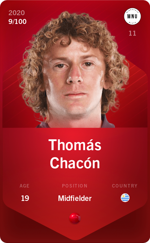 Sorare - Sorare Official - Thomás Chacón 2020-21 • Rare 9/100 - NFT # 31200675864470381595985581618251585621966367698475025021357414130636923972748