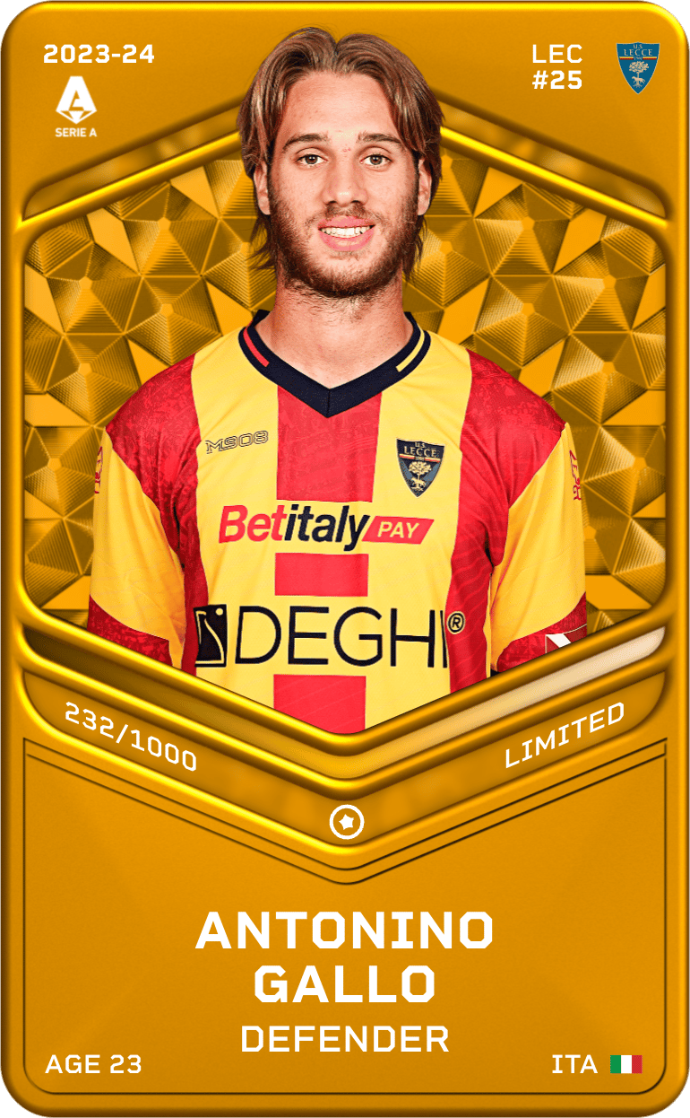 Antonino Gallo 2023-24 • Limited 232/1000