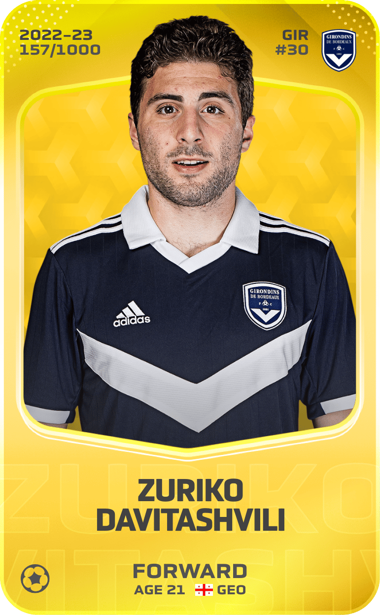 Zuriko Davitashvili 2022-23 • Limited 157/1000