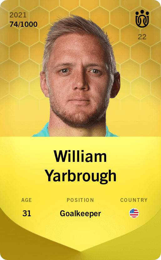 William Yarbrough 2021-22 • Limited 74/1000