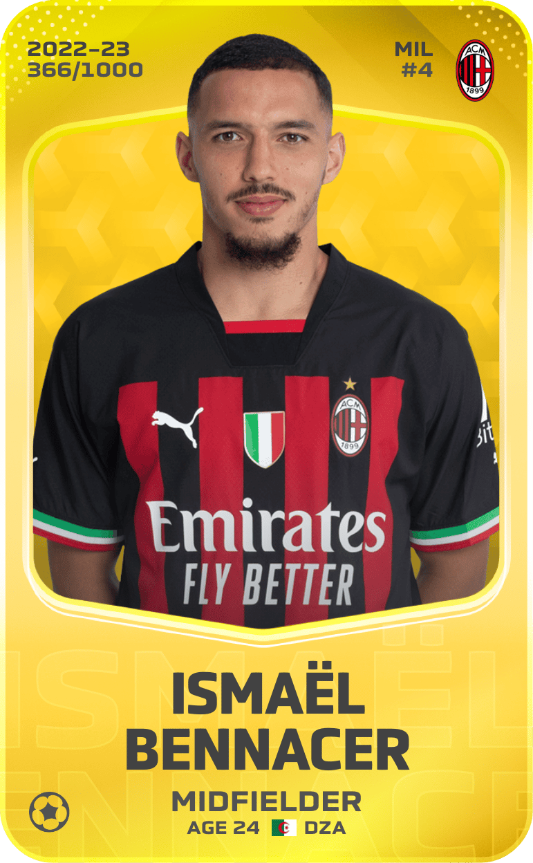Ismaël Bennacer 2022-23 • Limited 366/1000