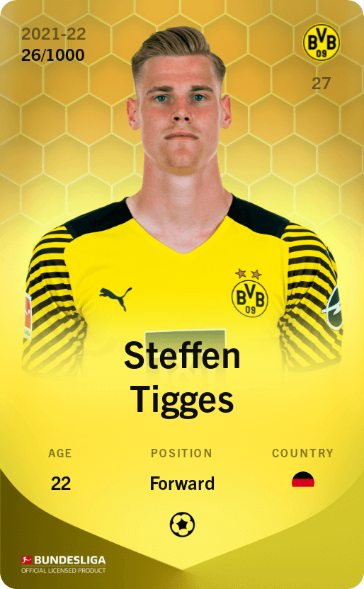 Steffen Tigges 2021-22 • Limited 26/1000