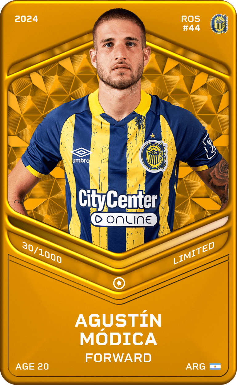 Agustín Módica 2024-25 • Limited 30/1000